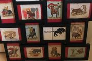 Original Spanish Bullfighting Art on Linen (11)