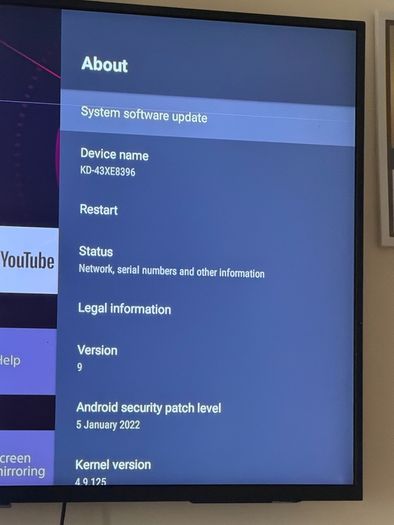 sony bravia android tv 43"