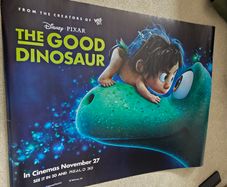 The Good Dinosaur Disney Pixar cinema poster