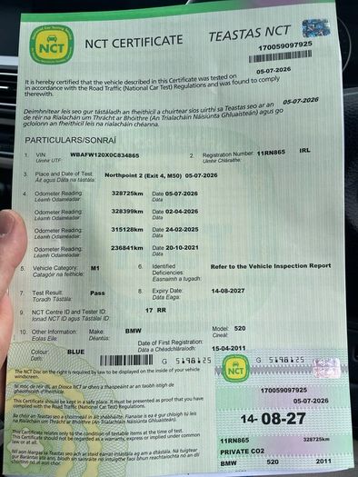Bmw 520 Nct 08/27 New Chain