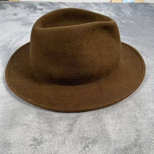 Aurega Fine Felt 100% Wool Hat - Fedora Shape - Crushable Water Repellent -