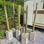 Fence Posts/  Dog Pound. Image 5