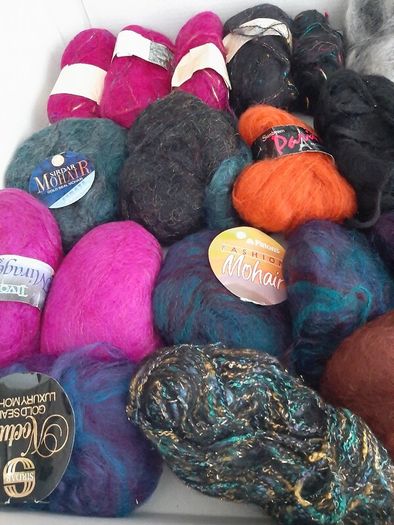New 76%mohair yarn knitting crochet crafts