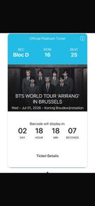 Ticket BTS