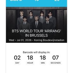 Ticket BTS