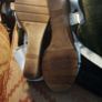 leather  wedge sandals Image 5