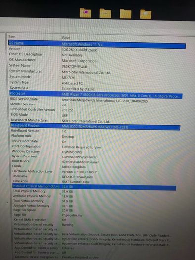 High End Gaming PC - Excellent Condition
