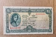 1 Pound Lady Lavery 4/7/30 IRISH NOTE