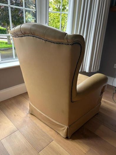 Leather armchair