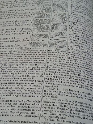 19th Century Family Bible (13x11 inches)