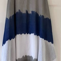 Blue /White /Grey Striped Cotton Dress (includes camisole)