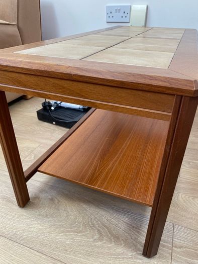 Tiled brown Coffee table