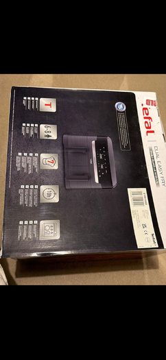Tefal 8.3L 2700W Dual Zone 7 in 1 Digital Air Fryer - Black EY901840