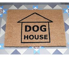 Door Mat Dog House D9688