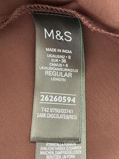 Brand-new Ladies Sweetheart Neckline Ruffle Cami Dress from Marks & Spencer