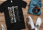 Fast & Furious Anniversary 9 Years T Shirt movie stars with signatures t-shirt