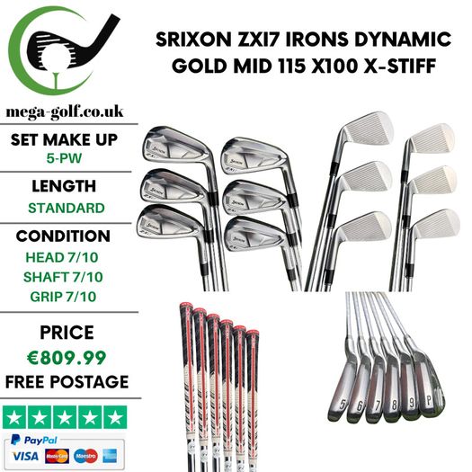 Srixon ZXi7 Irons / 5-Pw / Dynamic Gold Mid 115 X100 X-Stiff