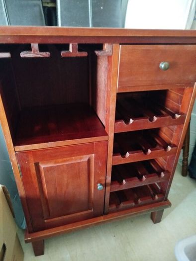 Wooden Wine Bar & Storage