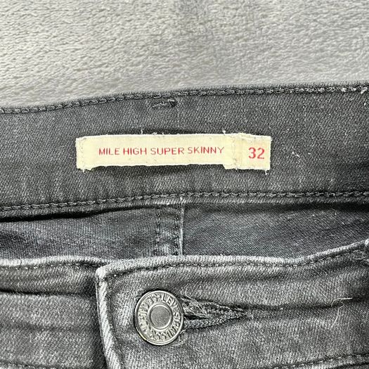 Levi Mile High Super Skinny Jeans W32 L31 Levi's Premium big E - Stretch - Black