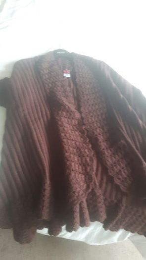 Olson brand Cape effect throw over.ideal for over any outfit