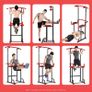 _Power Tower Pull up rack station Multi-Function Adjustable Pull Up/Dip Station Pull Up Bar for Home Gym Strength Training Fitness Workout Exercise Equipment Image 4
