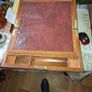 19th Century Victorian Writing Slope with Hidden Drawers Mahogany and Brass. Image 4