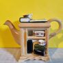 Rare Collectible Miniature Royal Albert 'Old Country Roses' Bedside Cabinet Teapot by Cardew Design Image 2