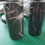 Beautiful set of 4 stone candle holders Image 2