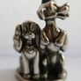 Monopoly Disney Lady & The Tramp Token Gunmetal Replacement Game Part Image 6