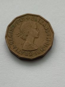 1963 Great Britain Threepence (often called a "threepenny bit")
