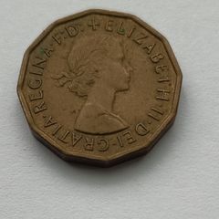 1963 Great Britain Threepence (often called a "threepenny bit")