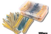 300PCS 1/4W Metal Film Resistor Kit 30 Values 10R to 1M