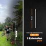BU-KO 52cc Long Reach Petrol Hedge Trimmer and Pruner Saw with 75cm Extension Pole and Toolbag for Convenient Storage, Ultimate Garden Tool for Precision Cutting, Trim Hedges and Prune with Ease Image 4