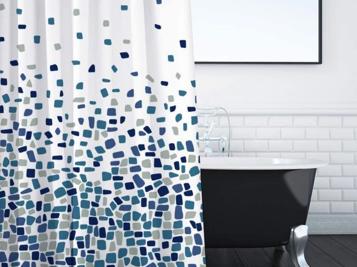 Shower Curtain Mould and Mildew Resistant Solid, 180 x 180 cm (FREE POSTAGE)