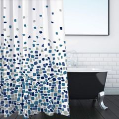 Shower Curtain Mould and Mildew Resistant Solid, 180 x 180 cm (FREE POSTAGE)