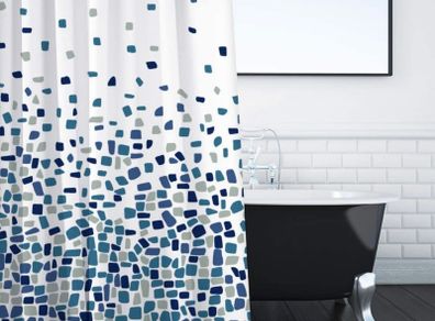 Shower Curtain Mould and Mildew Resistant Solid, 180 x 180 cm (FREE POSTAGE)