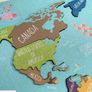 Map Puzzle Montessori Toys Educational Brand new Image 2