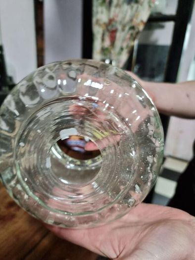 Vintage glass light fixtures