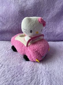 Hello Kitty Mini Car Plush Phone Holder