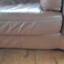2 Seater Italian Leather Couch Image 5