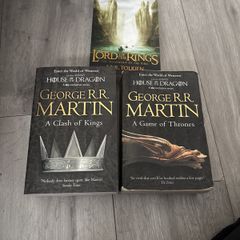 A Song of Ice and Fire: A game of thrones + clash of kings  + free fellowship of the ring on top