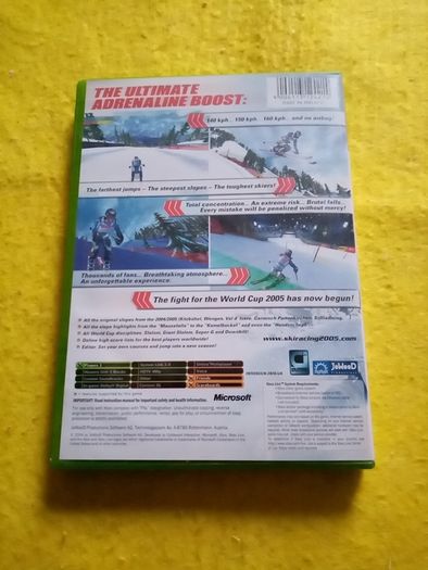 Ski Racing 2005 Xbox Original Pal version games Original