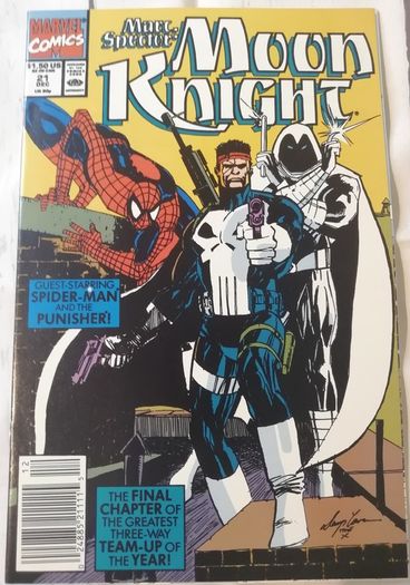 Marc Spectre Moon Knight #19-21 Spider-Man & Punisher Appearances (1990)