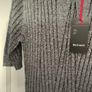 dress Bnwt grey short sleeve sparkle dress baloot brand size large Image 5