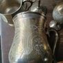collection of silver plated goblets and tankard Image 4