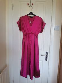 New Pink silky dress