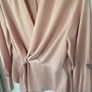 French Connection brand new Pink Laurel Crepe Peplum blouse size 8 Image 4