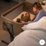 Graco Sweet2Sleep Bedside Crib Oatmeal Image 2