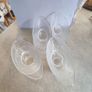 2 Set of Four Vintage Italian Rayware Retro Avocado Dishes Image 5