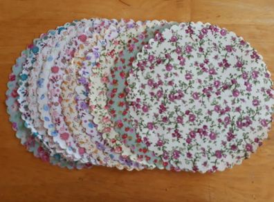 Dolls house table cloth